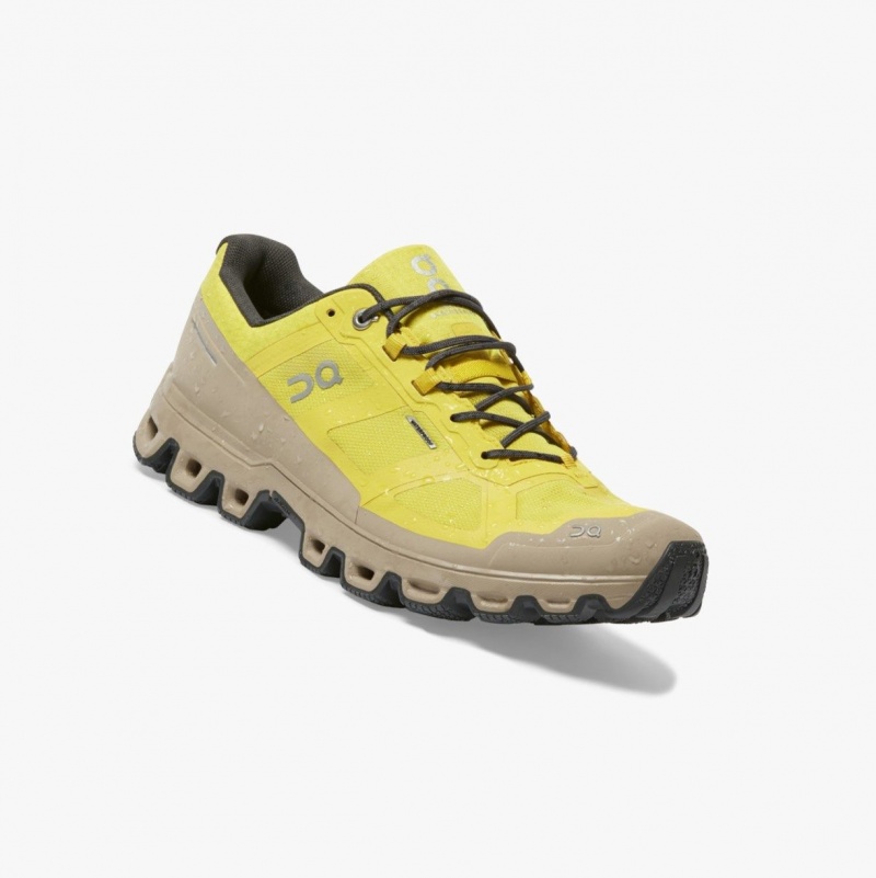 Mustard Men's On Running Cloudventure Waterproof Trail Running Shoes | 810972-JEK