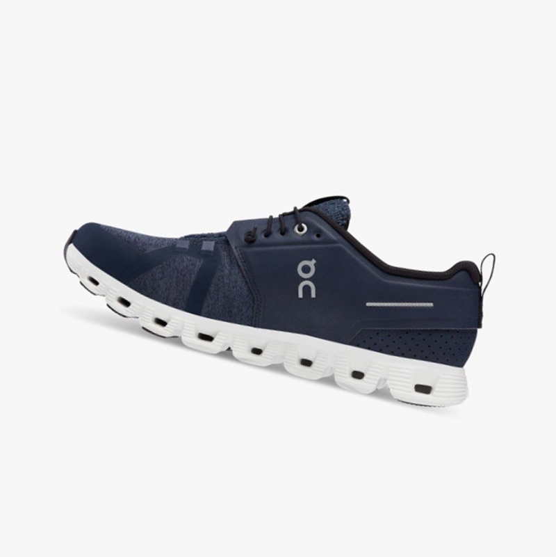 Navy Men's On Running Cloud 5 Terry Running Shoes | 829673-TCR