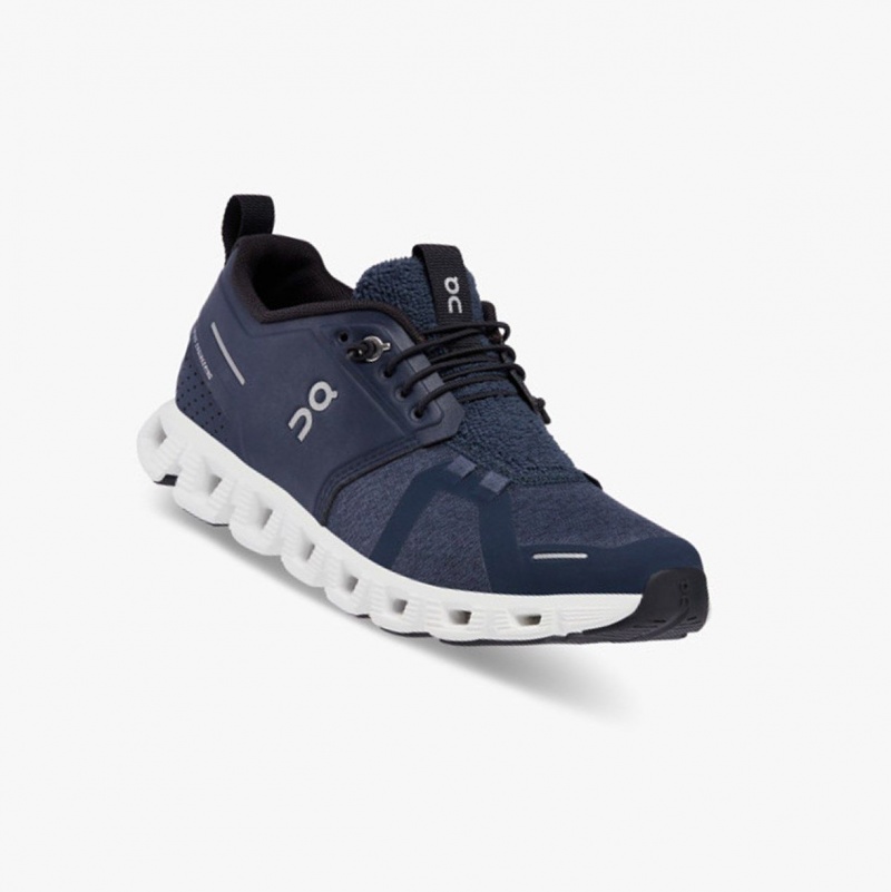 Navy Women's On Running Cloud 5 Terry Running Shoes | 280146-XCU