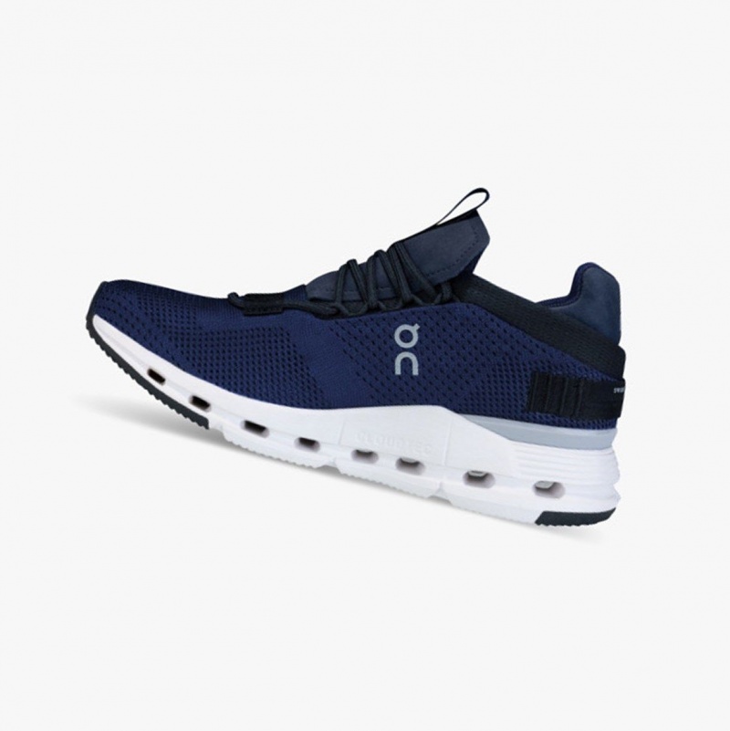 Navy / White Men's On Running Cloudnova Sneakers | 462189-NWP