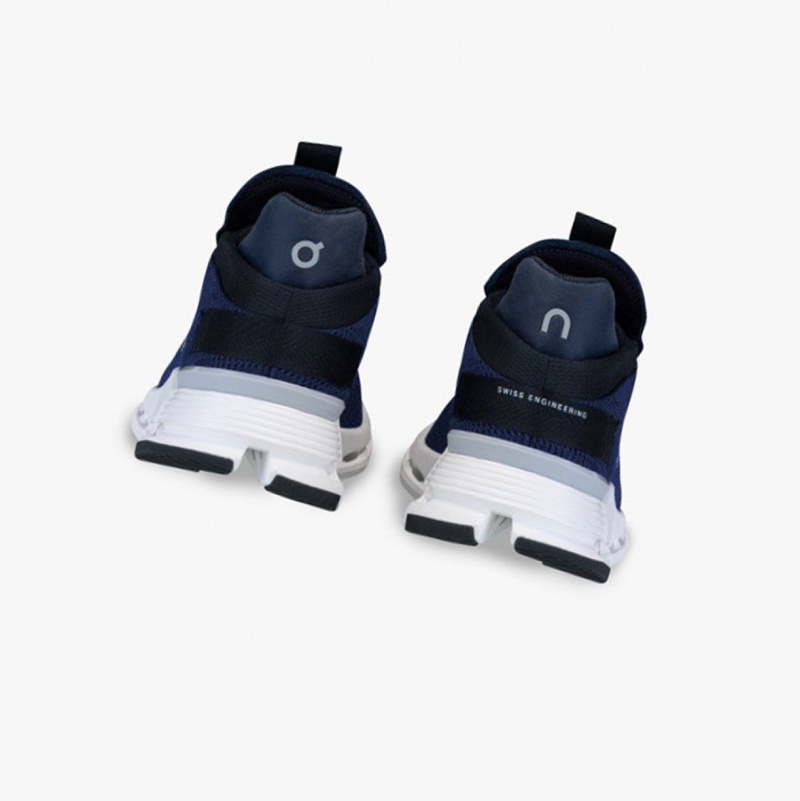 Navy / White Men's On Running Cloudnova Sneakers | 462189-NWP