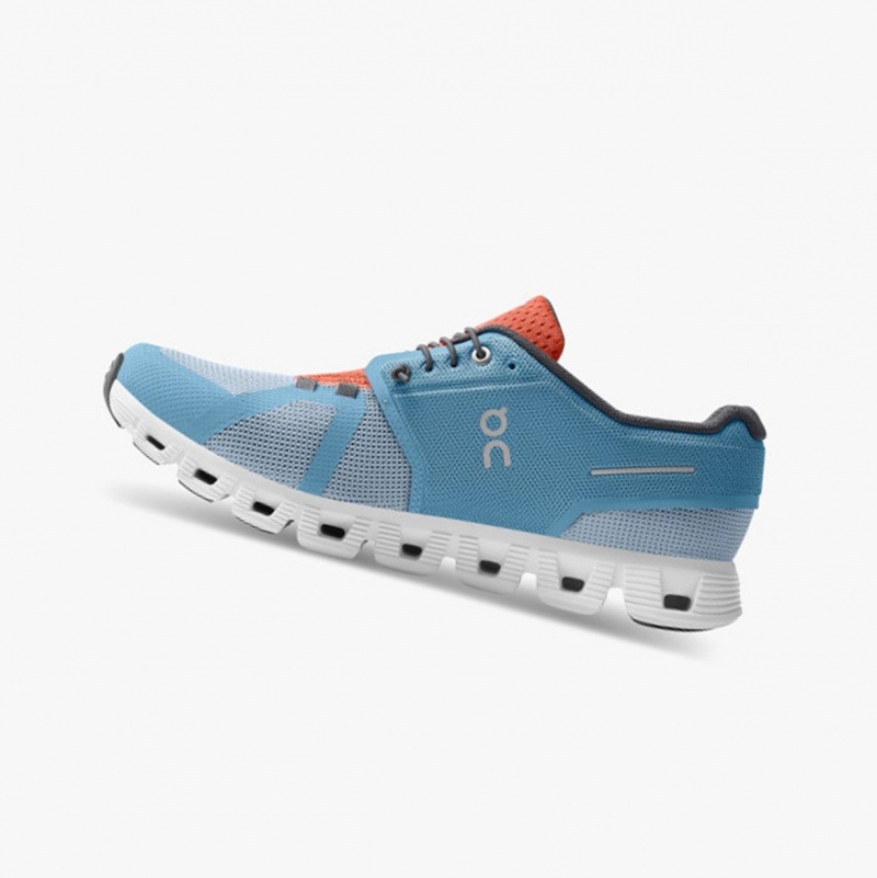 Niagara/Chambray Men's On Running Cloud 5 Push Running Shoes | 821549-CQW