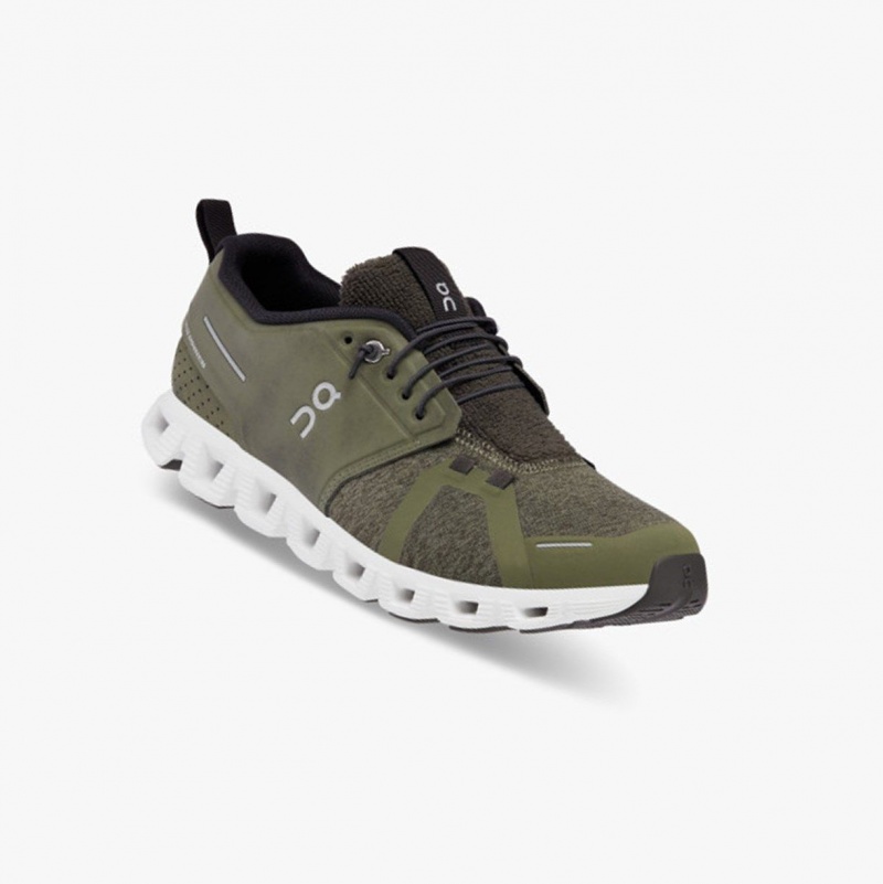 Olive Men's On Running Cloud 5 Terry Running Shoes | 725391-PZY