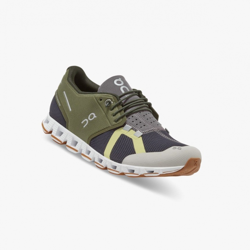 Olive Women's On Running Cloud 70 | 30 Road Running Shoes | 890417-JQM