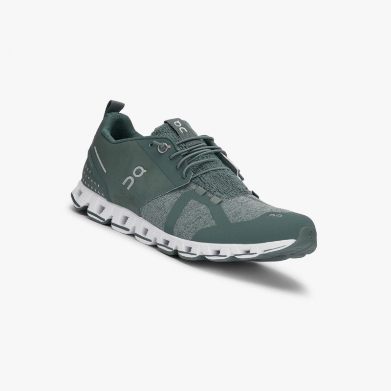 Olive Women's On Running Cloud Terry Road Running Shoes | 648739-GOV