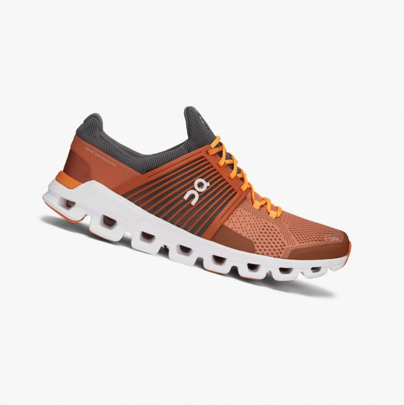 Orange Men's On Running Cloudswift Road Running Shoes | 951826-EAZ