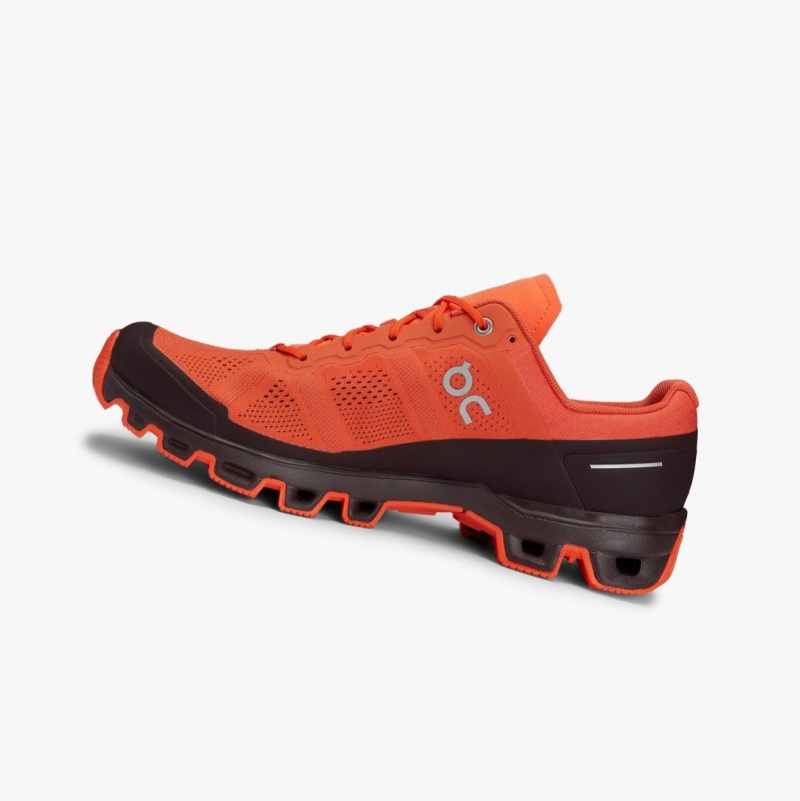 Orange Men's On Running Cloudventure Trail Running Shoes | 394762-ZKW