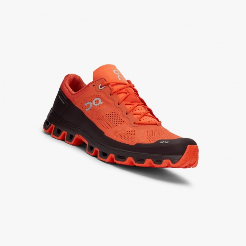 Orange Men's On Running Cloudventure Trail Running Shoes | 394762-ZKW