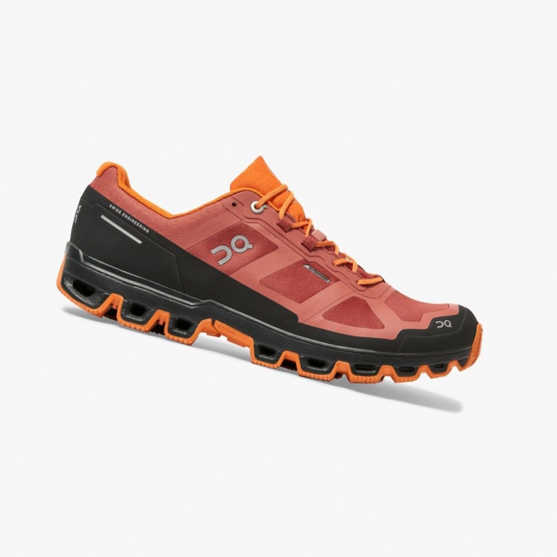 Orange Men\'s On Running Cloudventure Waterproof Trail Running Shoes | 058937-VHC