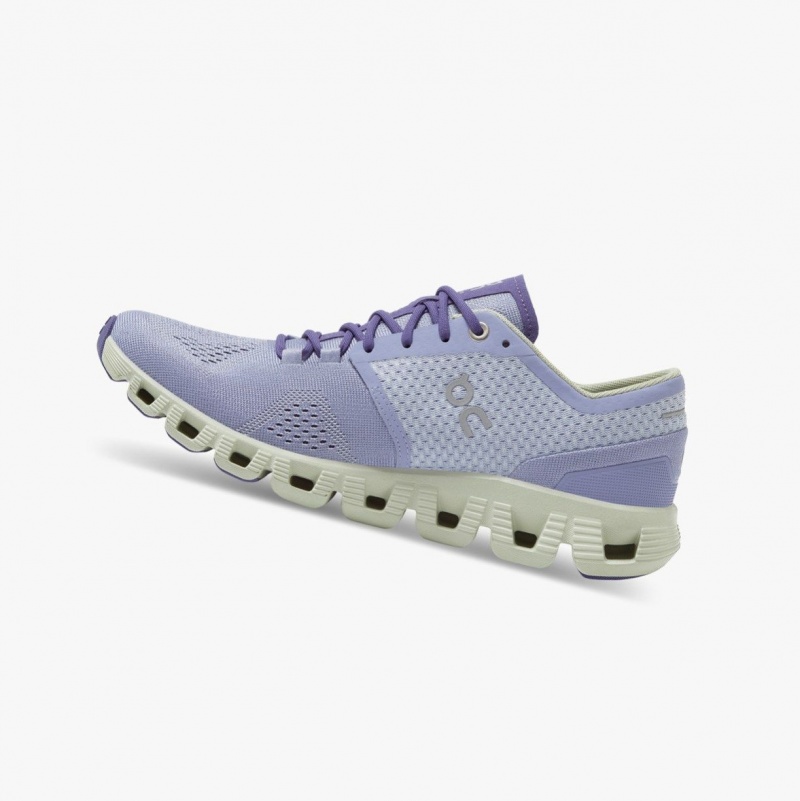 Purple Women's On Running Cloud X Training Shoes | 673598-TSM