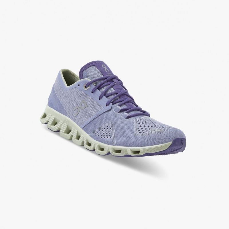 Purple Women's On Running Cloud X Training Shoes | 673598-TSM