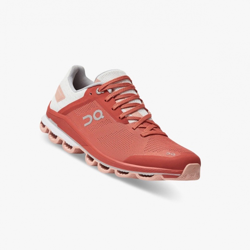 Red / Rose Women's On Running Cloudsurfer 6 Road Running Shoes | 045169-MHG