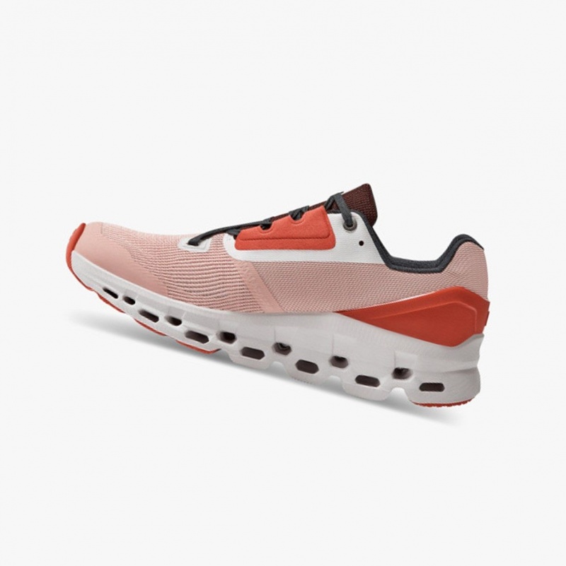 Rose / Red Women's On Running Cloudstratus Road Running Shoes | 031529-UXI