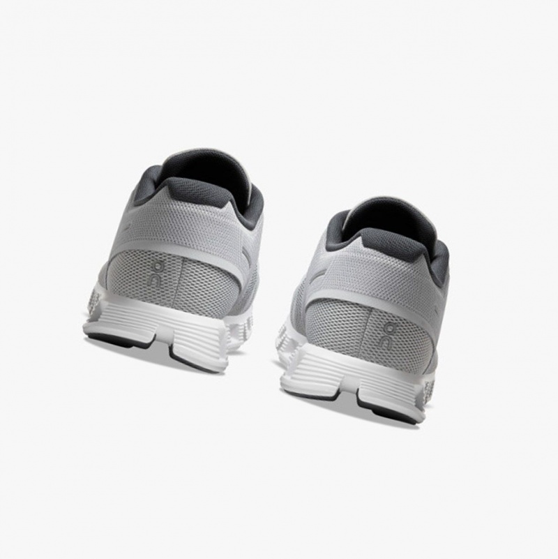 White Men's On Running Cloud 5 Running Shoes | 029834-ZVO