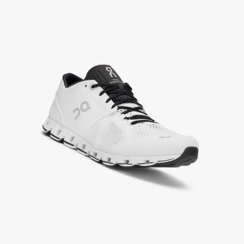 White Men's On Running Cloud X Training Shoes | 763928-QEB