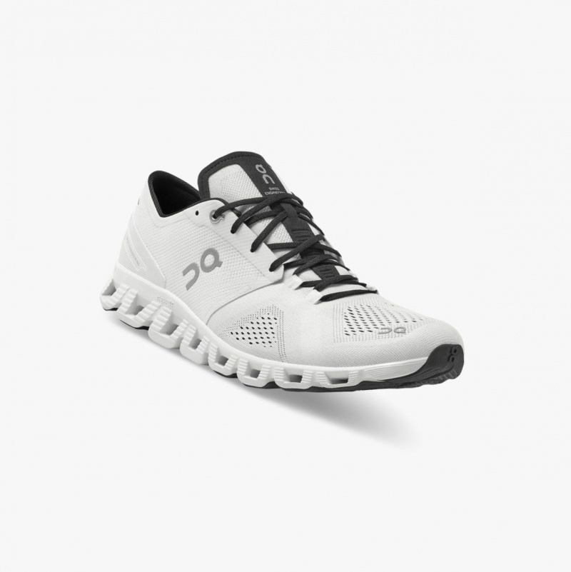 White Men's On Running Cloud X Training Shoes | 746950-GXU