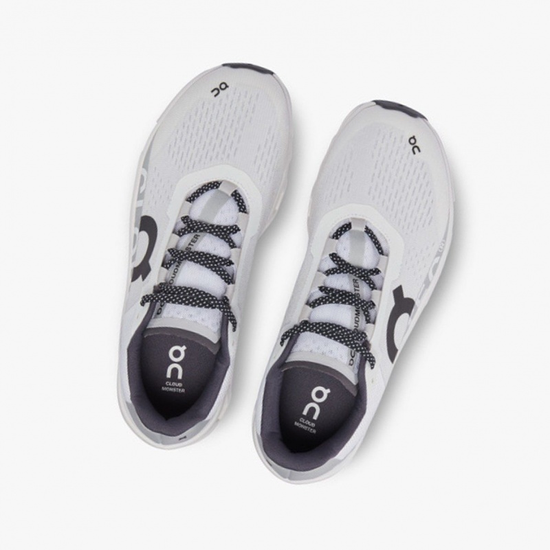 White Men's On Running Cloudmonster Training Shoes | 713625-LPN