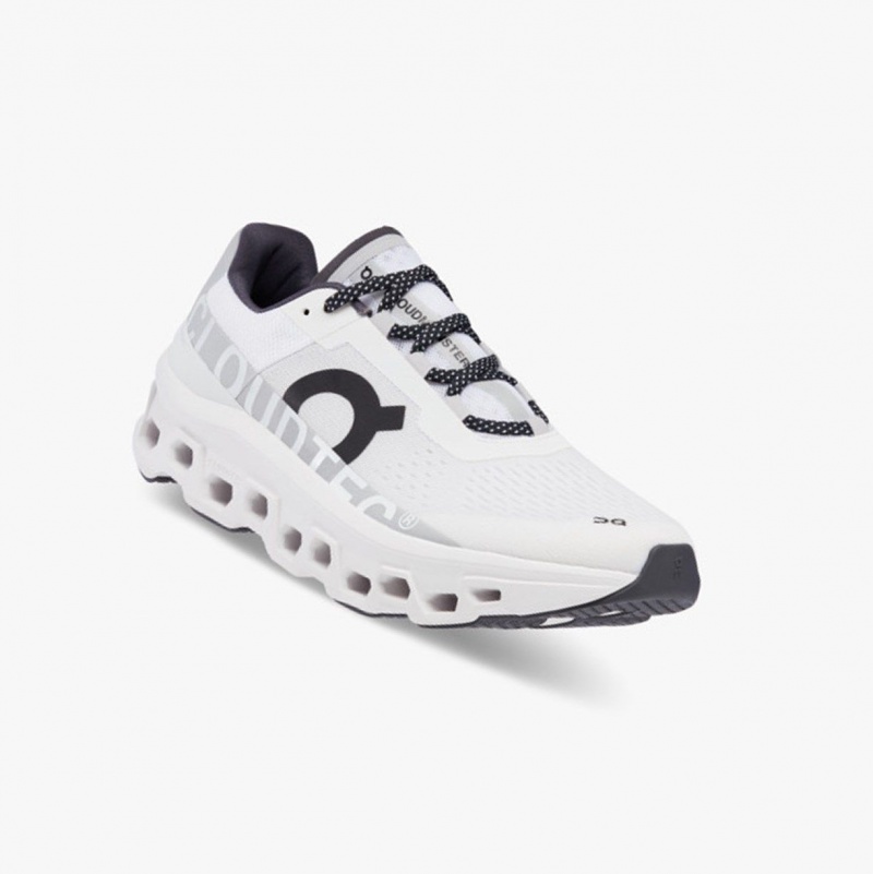 White Men's On Running Cloudmonster Training Shoes | 713625-LPN