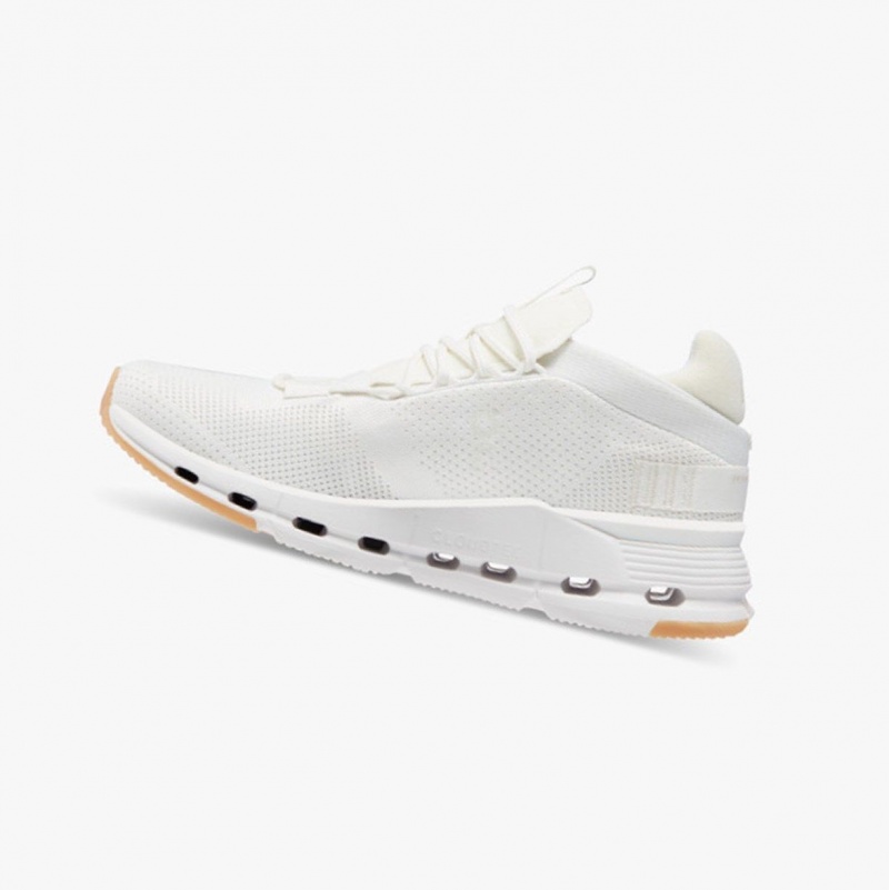 White Men's On Running Cloudnova Sneakers | 314528-ZQG