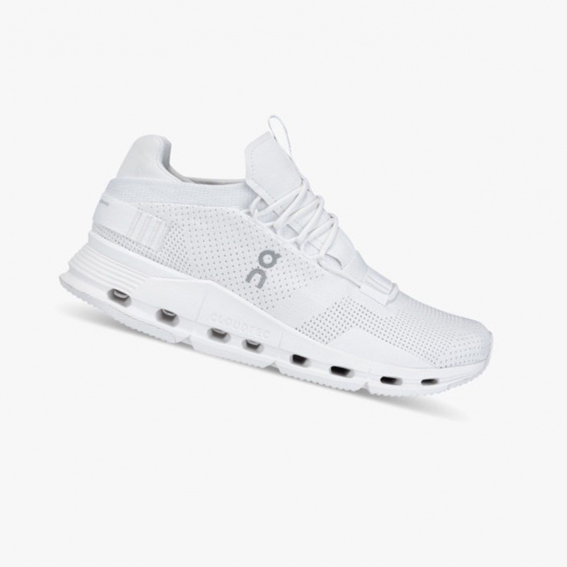 White Men\'s On Running Cloudnova Sneakers | 072951-BGC