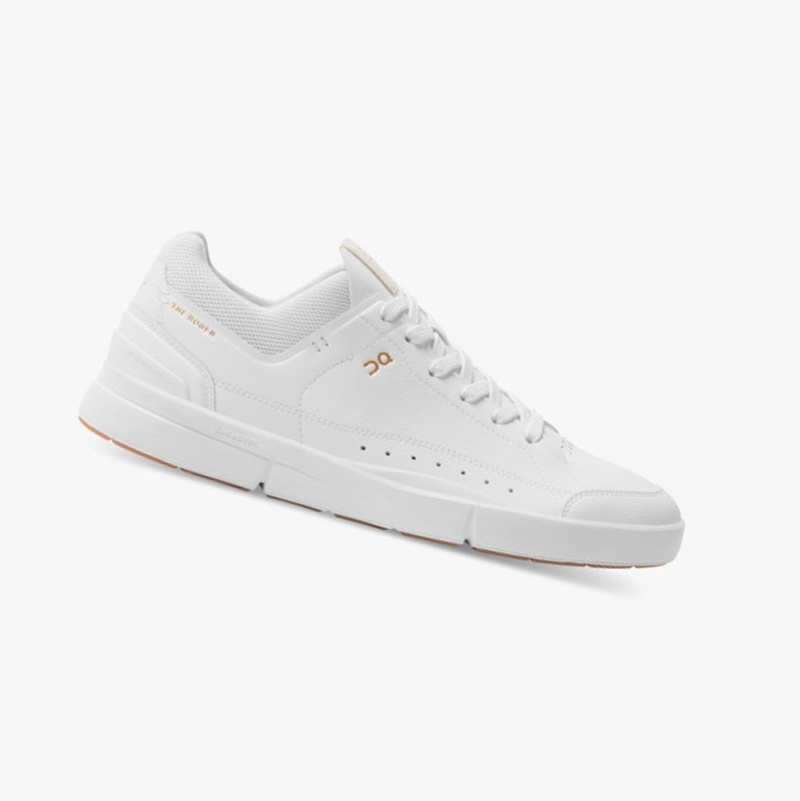 White Men\'s On Running THE ROGER Centre Court Sneakers | 174582-ELC