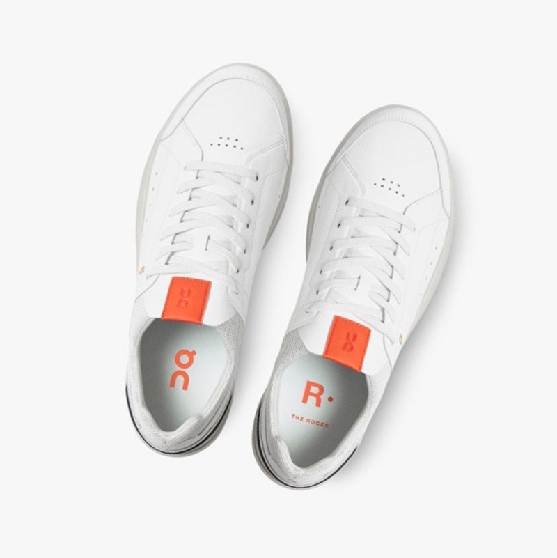 White Men's On Running THE ROGER Centre Court Sneakers | 984056-XSW