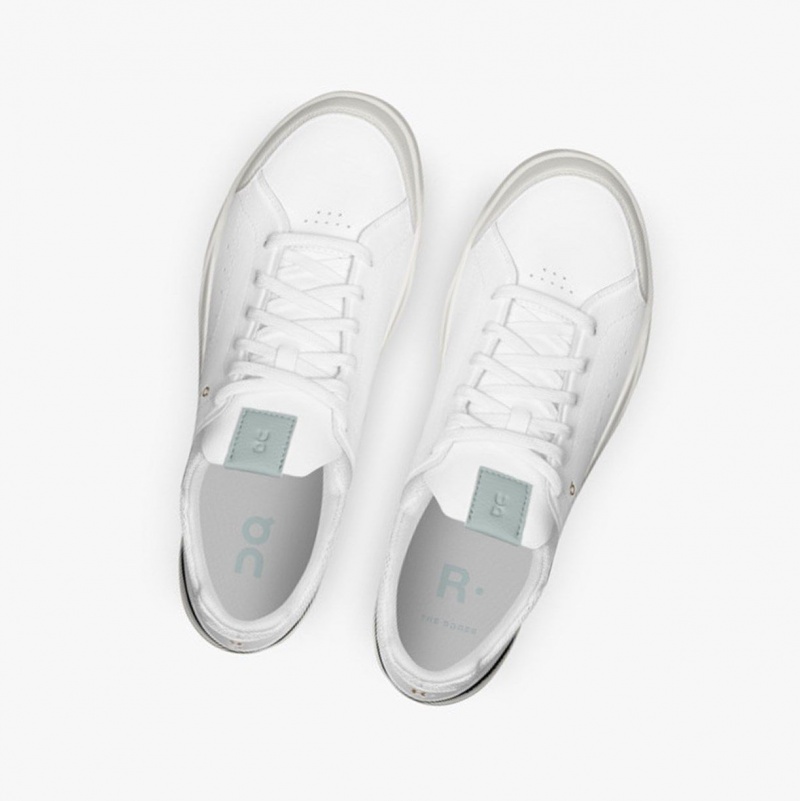 White Men's On Running THE ROGER Centre Court Sneakers | 861702-MYA