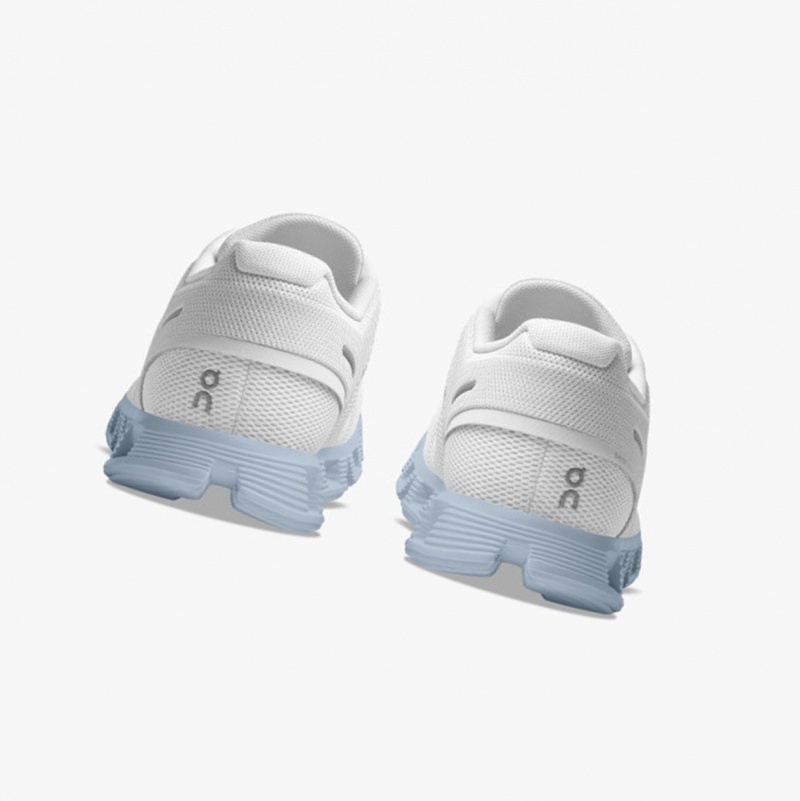 White Women's On Running Cloud 5 Running Shoes | 876139-BVJ