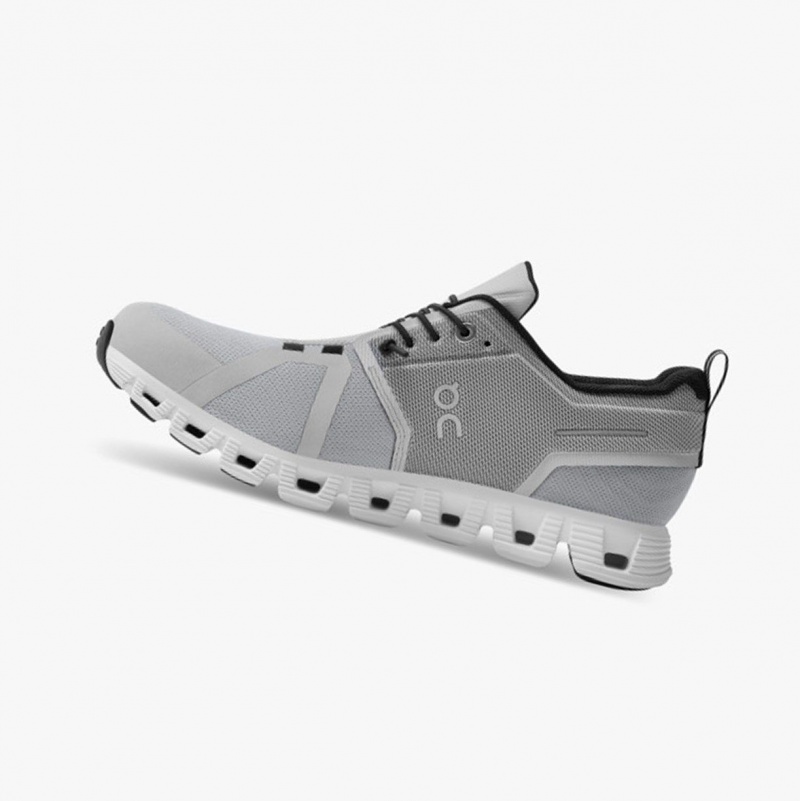 White Women's On Running Cloud 5 Waterproof Running Shoes | 718324-TCB