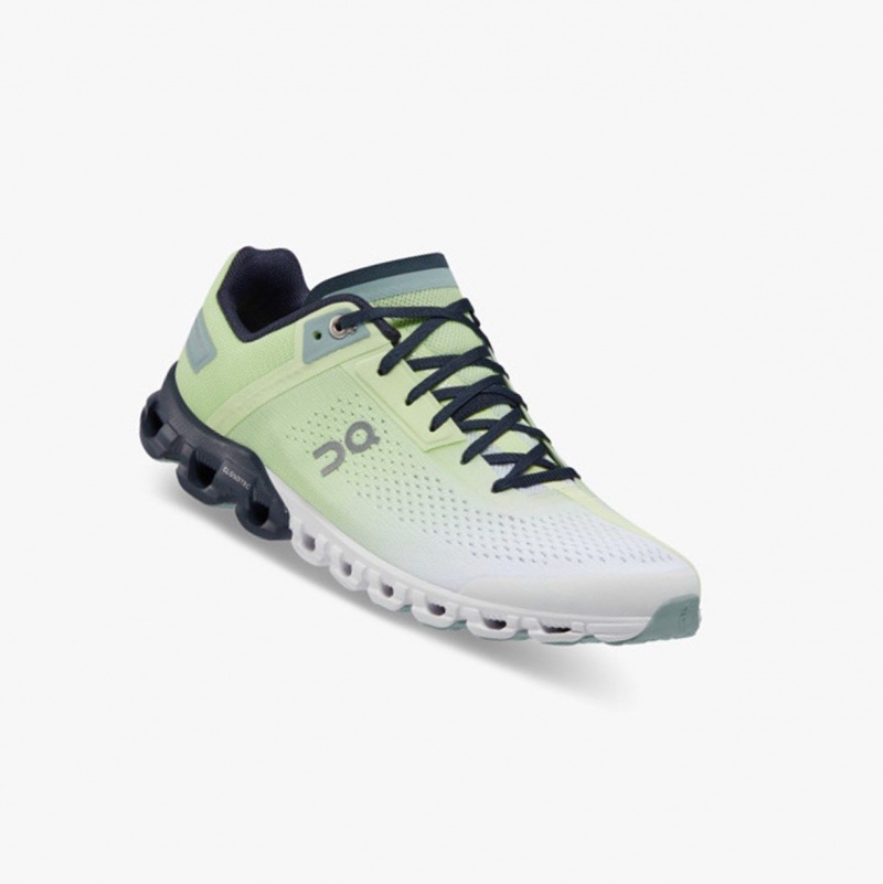 White Women's On Running Cloudflow Training Shoes | 187293-KMI