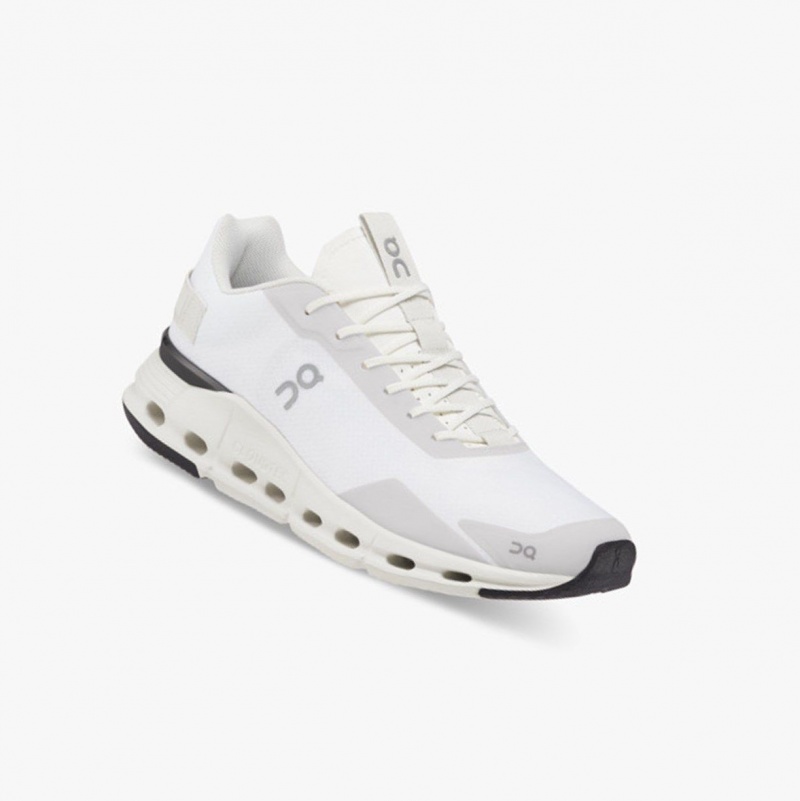 White Women's On Running Cloudnova Form Running Shoes | 579214-KTZ