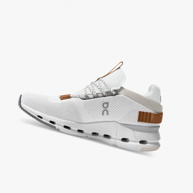 White Women's On Running Cloudnova Sneakers | 628349-JTQ