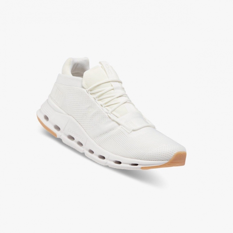 White Women's On Running Cloudnova Sneakers | 053689-ZBJ