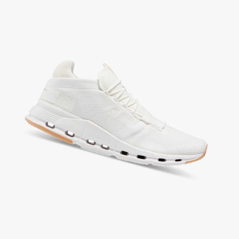 White Women\'s On Running Cloudnova Sneakers | 053689-ZBJ