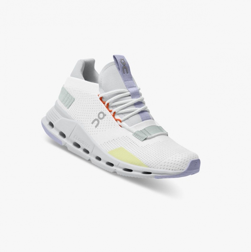 White Women's On Running Cloudnova Sneakers | 834170-CTS