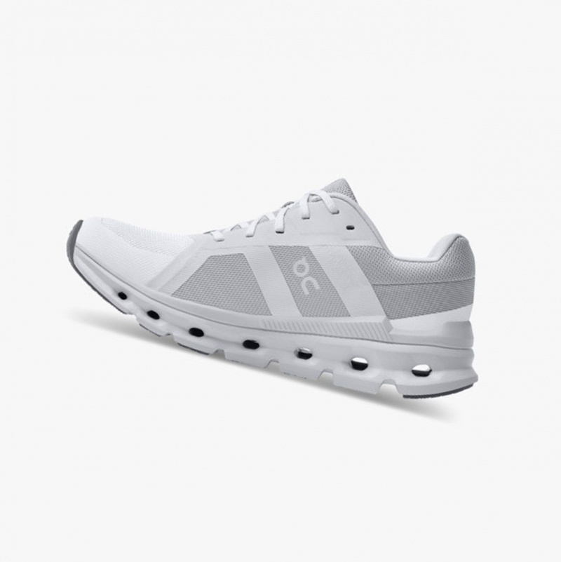 White Women's On Running Cloudrunner Running Shoes | 428675-AVD