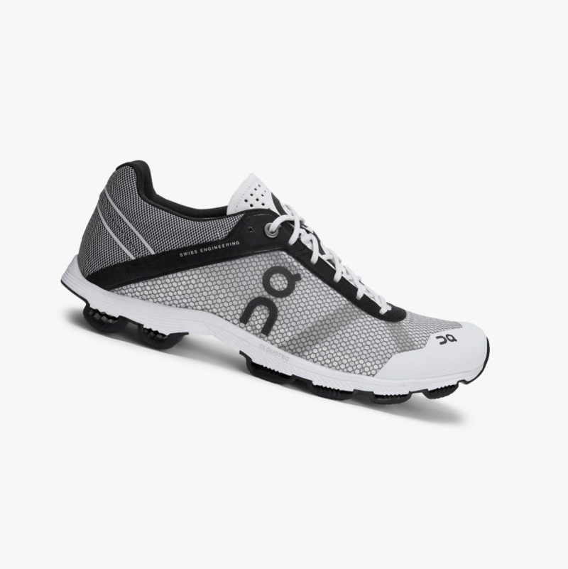 White Women\'s On Running Cloudrush Road Running Shoes | 396154-VKL