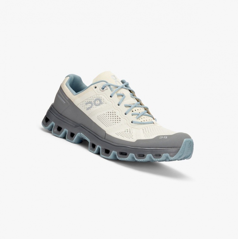 White Women's On Running Cloudventure Trail Running Shoes | 510426-IPQ