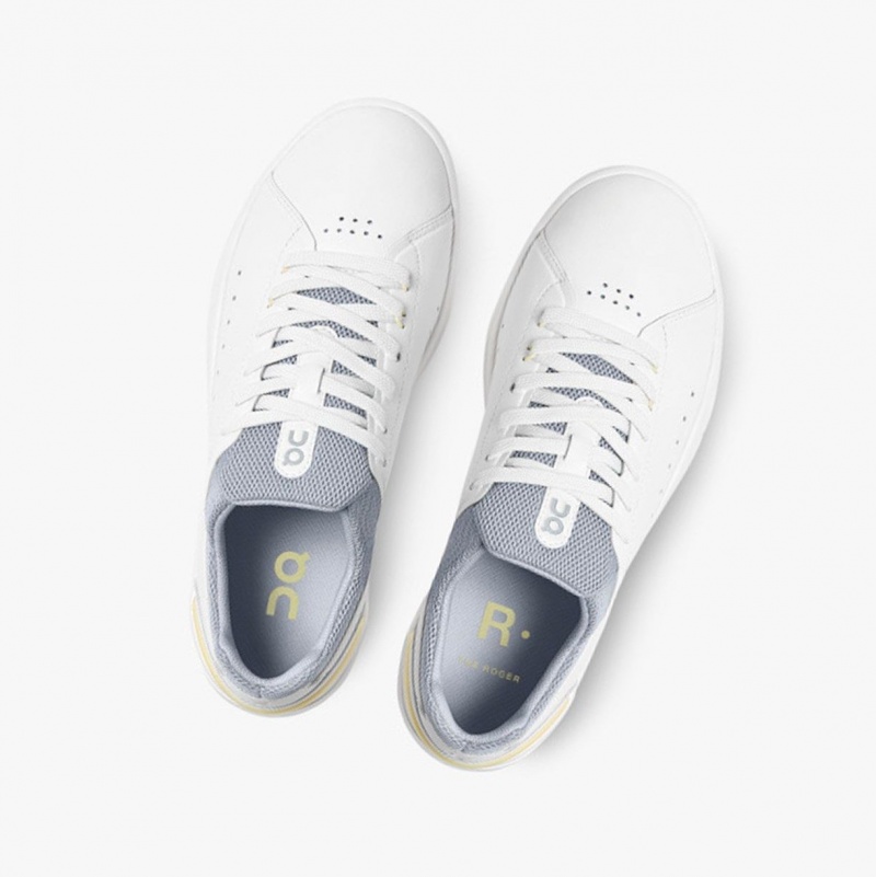 White Women's On Running THE ROGER Advantage Sneakers | 649750-JCQ