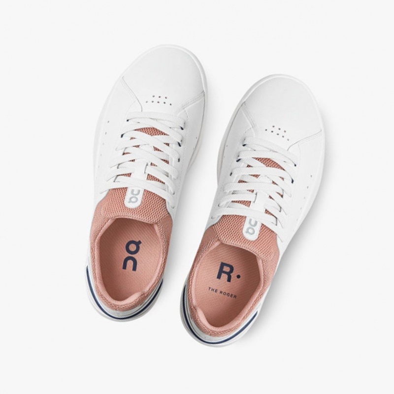 White Women's On Running THE ROGER Advantage Sneakers | 586937-AXR