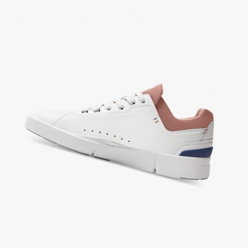 White Women's On Running THE ROGER Advantage Sneakers | 586937-AXR