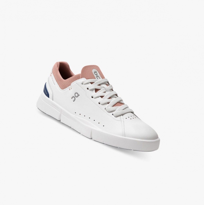 White Women's On Running THE ROGER Advantage Sneakers | 586937-AXR