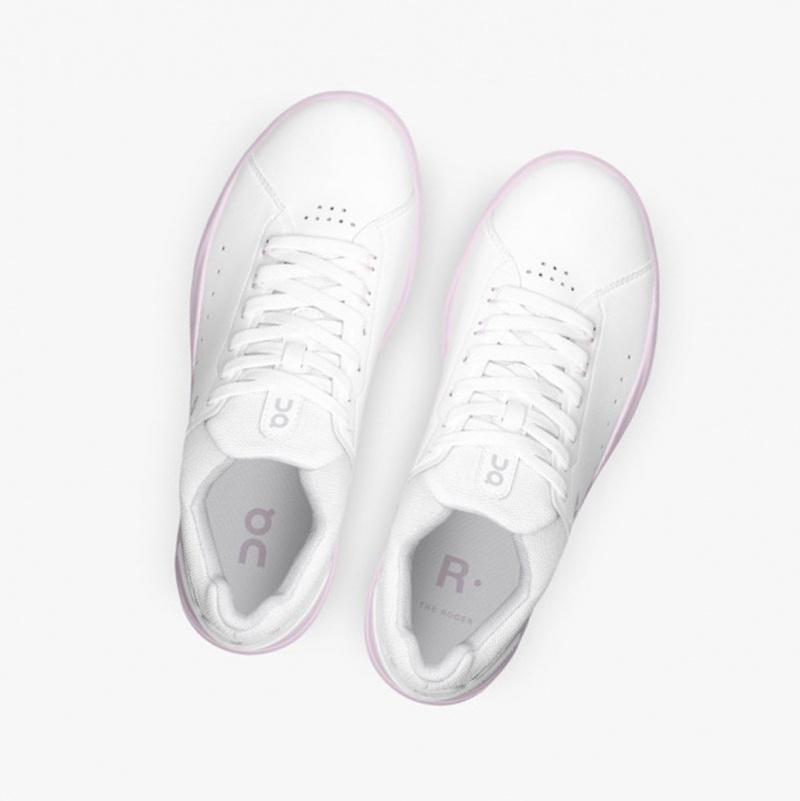 White Women's On Running THE ROGER Advantage Sneakers | 246837-JOD