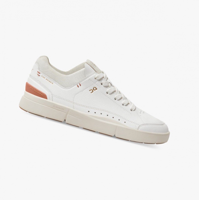 White Women\'s On Running THE ROGER Centre Court Sneakers | 630281-DRP