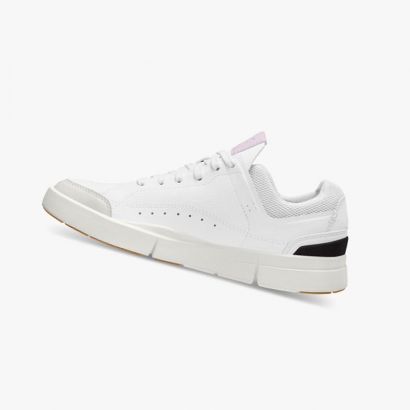 White Women's On Running THE ROGER Centre Court Sneakers | 376982-ATF