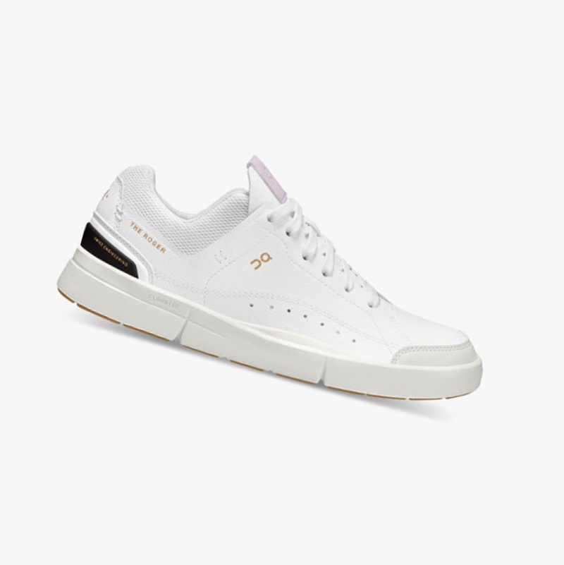 White Women\'s On Running THE ROGER Centre Court Sneakers | 376982-ATF