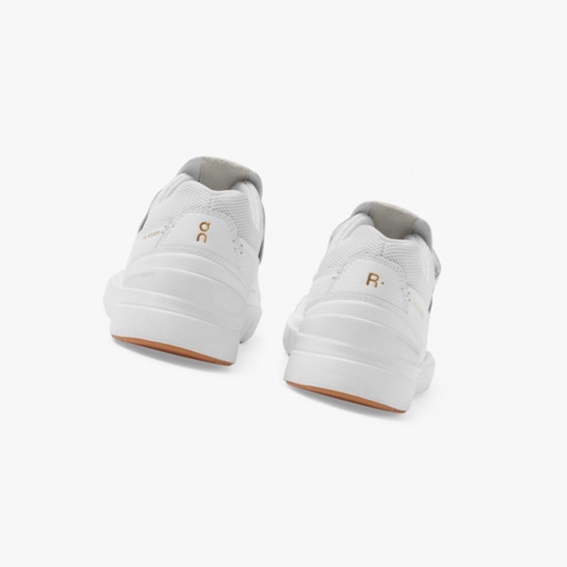 White Women's On Running THE ROGER Centre Court Sneakers | 918507-LYD