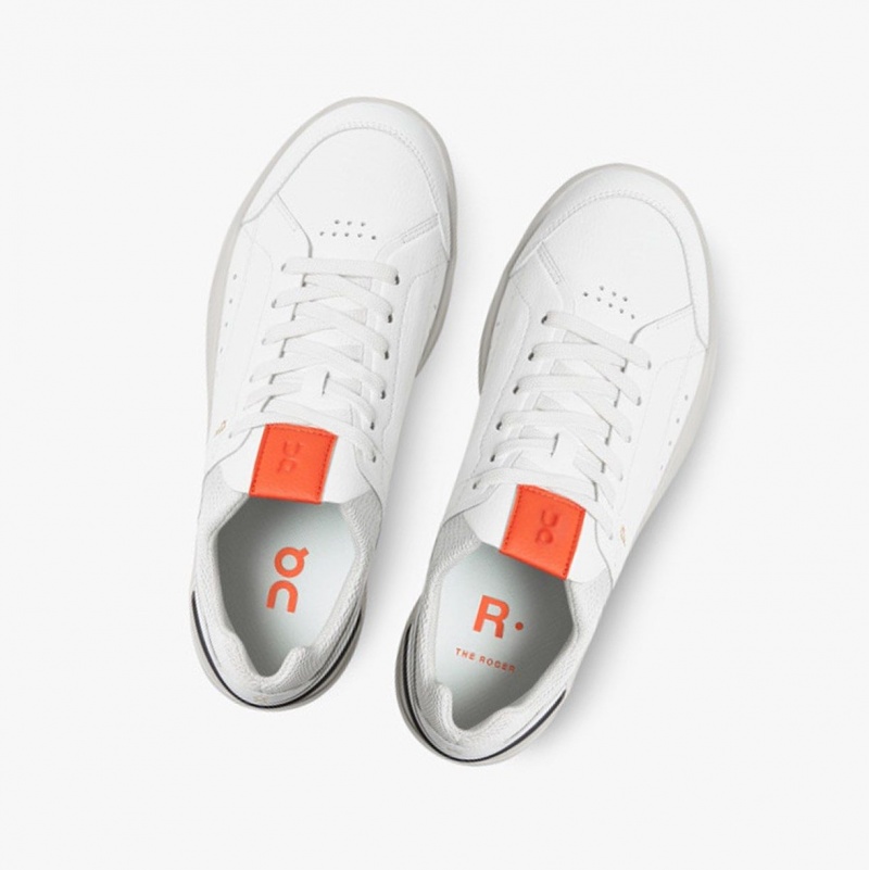 White Women's On Running THE ROGER Centre Court Sneakers | 810759-VNX