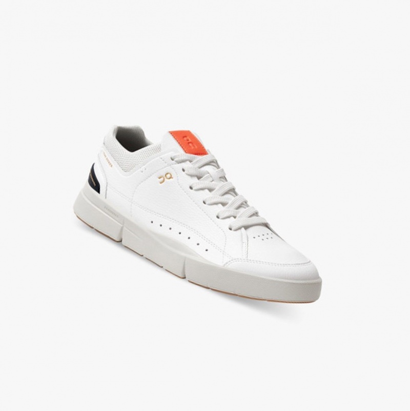 White Women's On Running THE ROGER Centre Court Sneakers | 810759-VNX