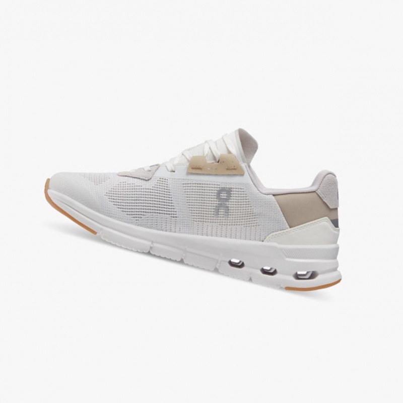 White / Brown Women's On Running Cloudrift Running Shoes | 104397-FVA